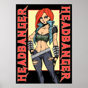 Poster Headbanger