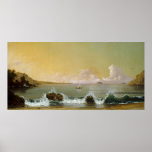 Poster Heade - Baía do Rio de Janeiro, 1864