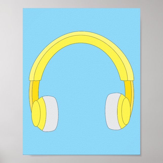 Poster Headphones (Frente)