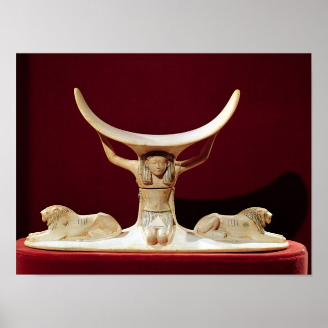Poster Headrest with Shu, the Egyptian God of the Air (Frente)