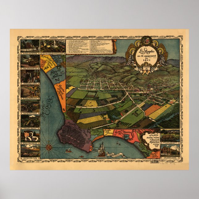 Poster Healdsburg, Califórnia (1876) (Frente)