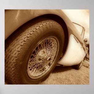 Pôster healey de austin