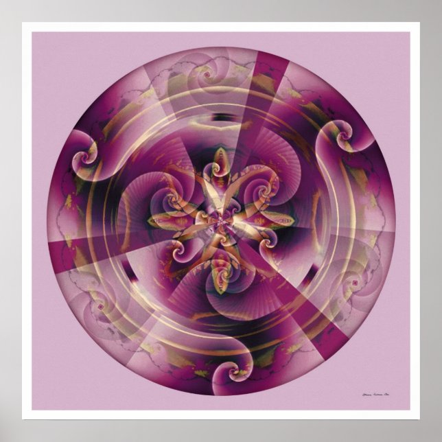 Poster Healing Mandala 11 (Frente)
