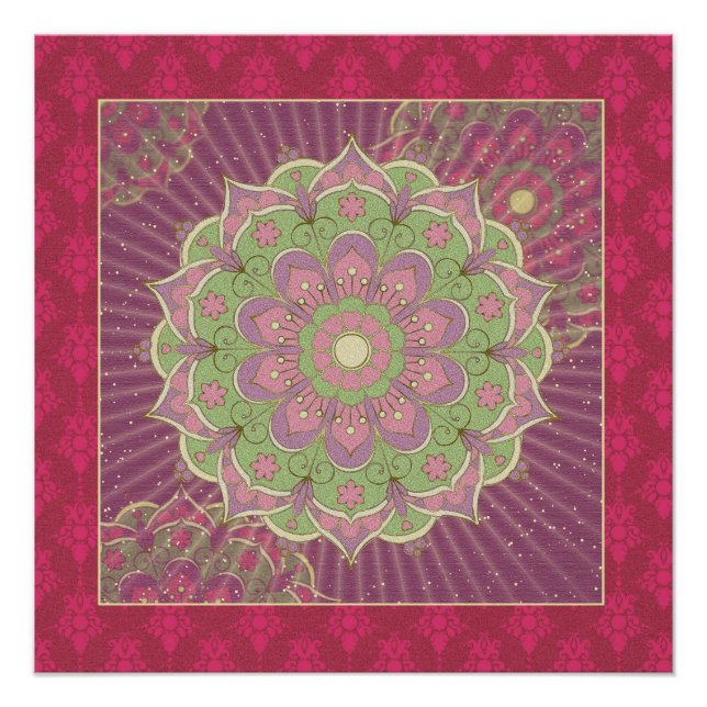 Pôster Healing Mandala - Poster (Frente)