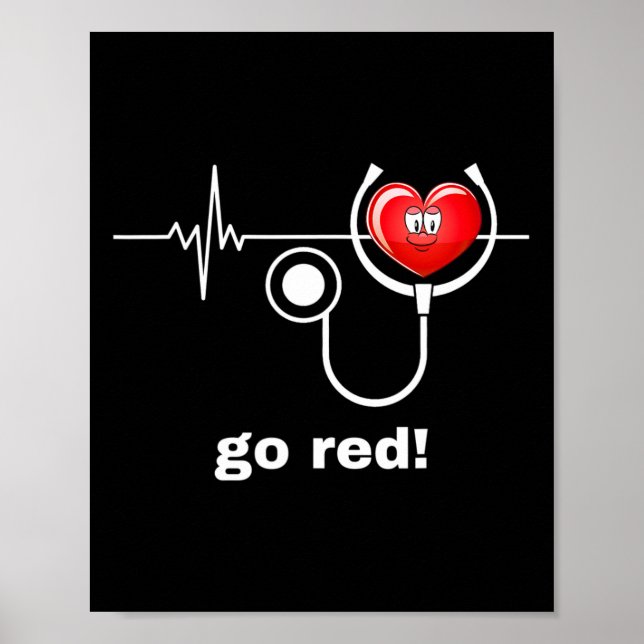 Poster Health Month Feed American Heart Health (Frente)