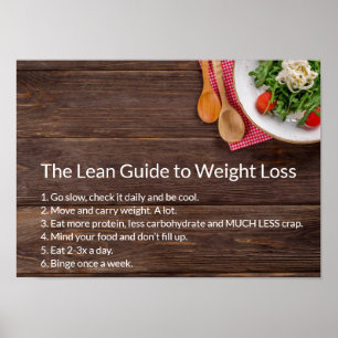 Poster Healthy Life: The Lean Guide to Weight Loss