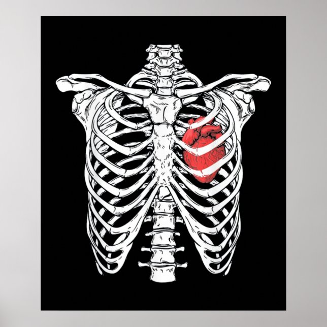 Poster Heart and Ribcage Nurse (Frente)