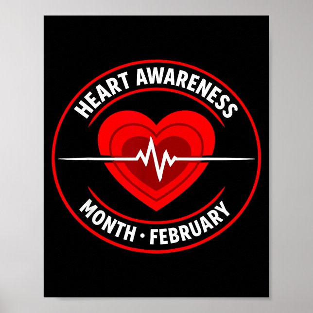 Poster Heart Disease Awareness  (Frente)