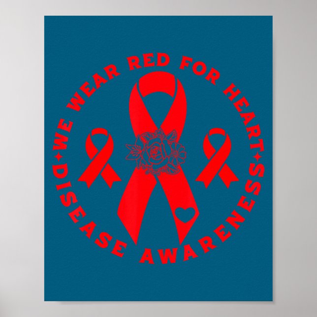 Poster Heart Disease Awareness  (Frente)