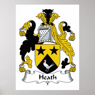 Poster Heath Family Crest