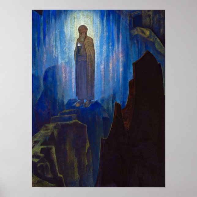 Poster Heaven Light por Nicholas Roerich (Frente)