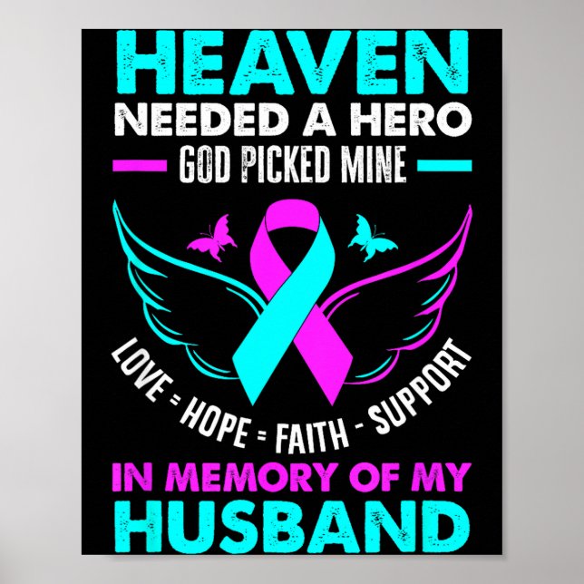 Poster Heaven Needed Hero God Ck Mine Husband Suicide Pre (Frente)