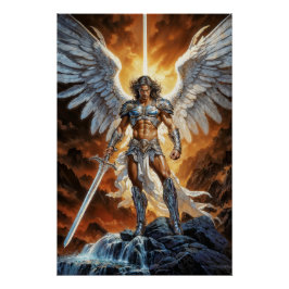 Pôster Heaven’s Golden Vanguard Archangel Michael