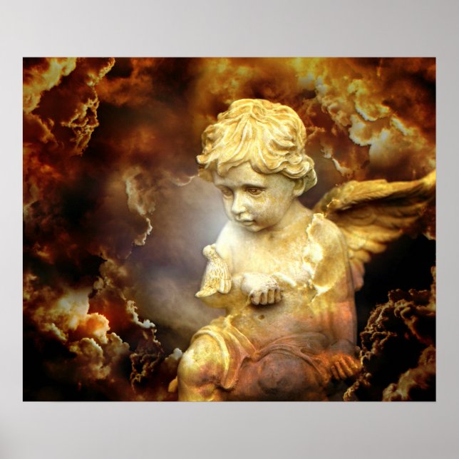 Poster Heavenly Angel Cherub (Frente)