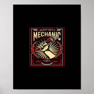 Poster heavy duty mechanic