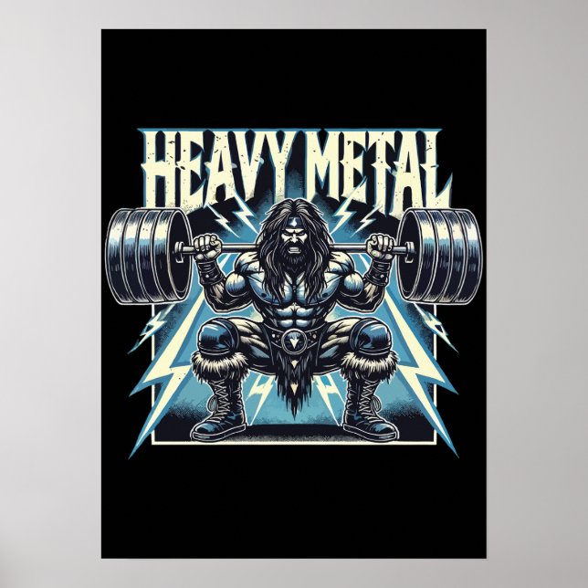 Poster Heavy Metal - Malhação Engraçada De Elevação Do Gy (Frente)