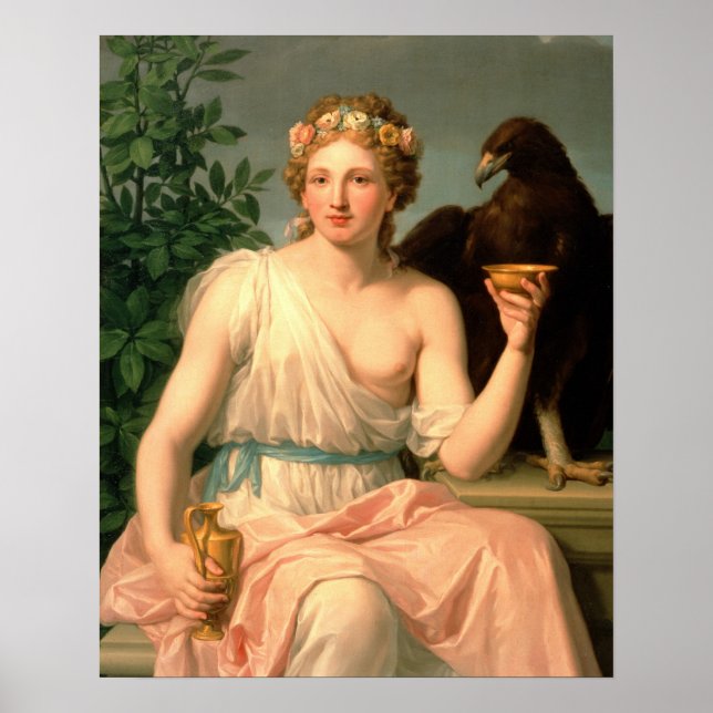 Poster Hebe, 1784 (Frente)