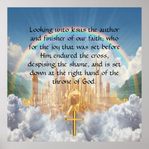 Poster Hebraico 12:2