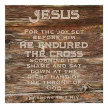 Hebraico 12:2 Bíblia Verso Mão Vestida Jesus