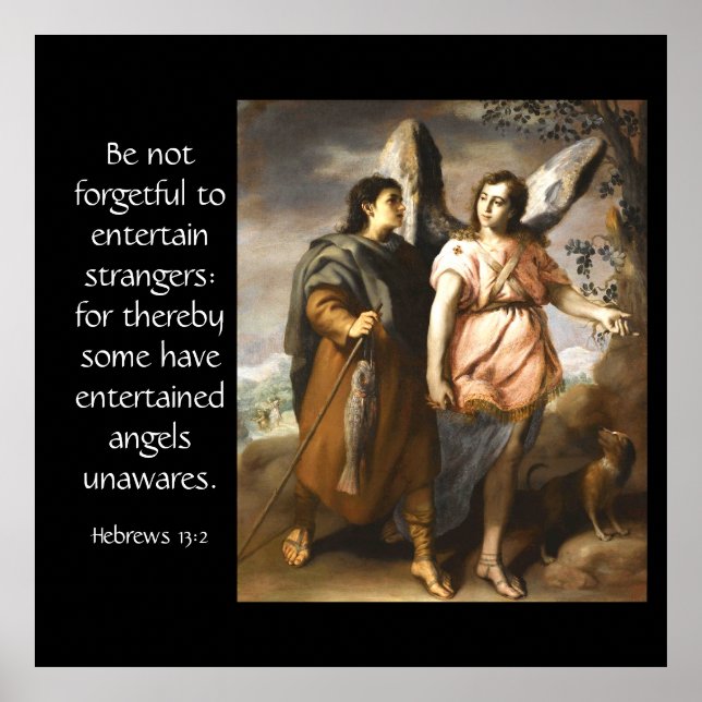 Poster Hebraico 13:2 (Frente)