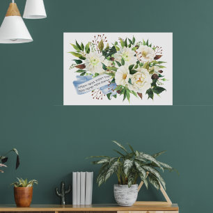 Poster Hebraico Birkat Ha-Bayit Bênção para Casa