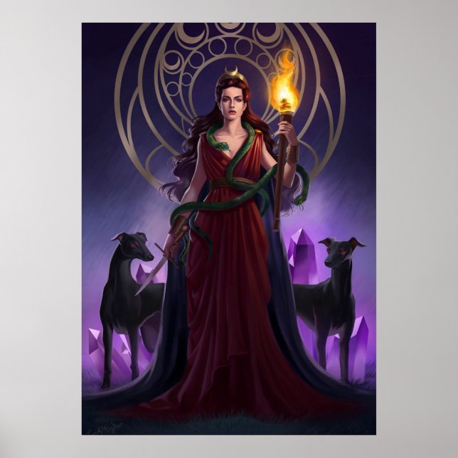 Poster Hecate Goddese (Frente)