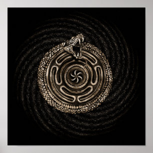 Poster Hecate Wheel com ouroboros