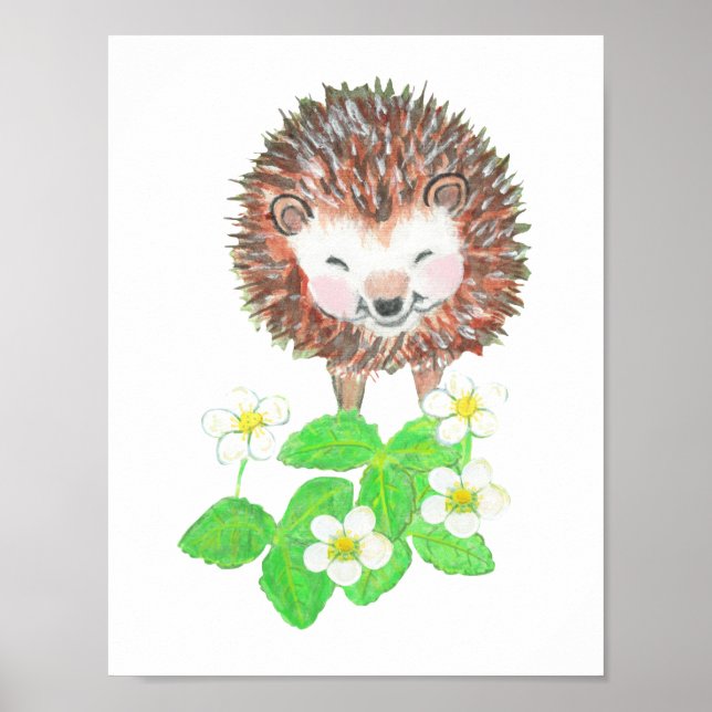 Poster Hedgehog Sorridente (Frente)