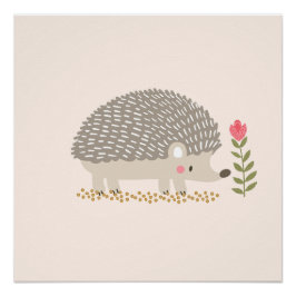 Pôster Hedgie Feliz