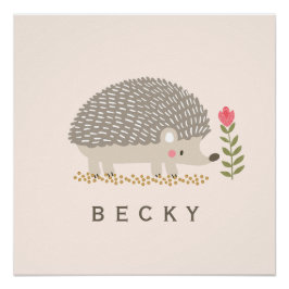 Pôster Hedgie Feliz