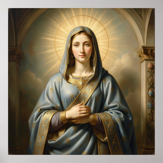 Poster Heilige Mutter Gottes – Göttliche Liebe & Schutz´1 (Frente)