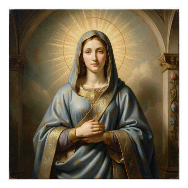 Pôster Heilige Mutter Gottes – Göttliche Liebe & Schutz´1 (Frente)