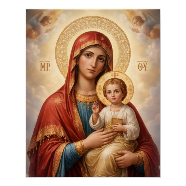Pôster Heilige Mutter Gottes Göttliche Liebe & Schutz´10 (Frente)