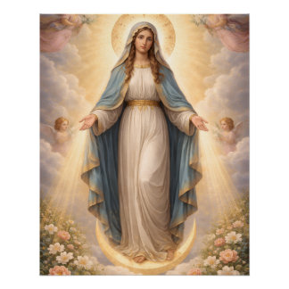 Pôster Heilige Mutter Gottes Göttliche Liebe & Schutz´11