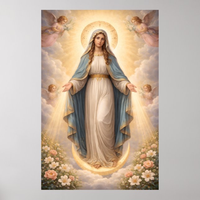 Poster Heilige Mutter Gottes Göttliche Liebe & Schutz´11 (Frente)