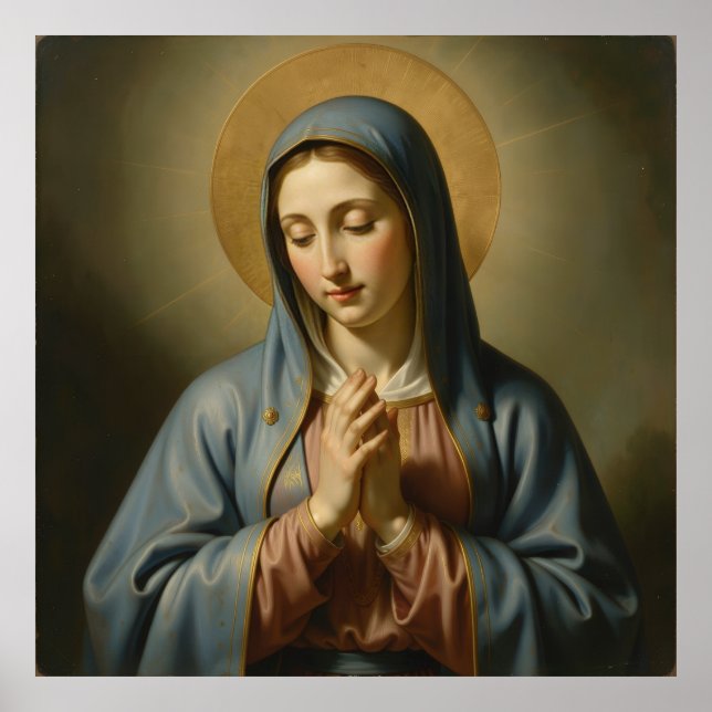 Poster Heilige Mutter Gottes – Göttliche Liebe & Schutz´2 (Frente)