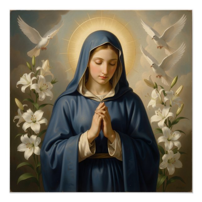 Pôster Heilige Mutter Gottes – Göttliche Liebe & Schutz´7 (Frente)