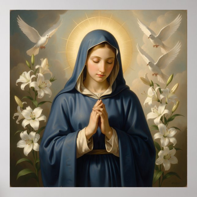 Poster Heilige Mutter Gottes – Göttliche Liebe & Schutz´7 (Frente)