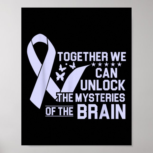 Poster Heimerheimer Brain Design Purple Heimerheim (Frente)
