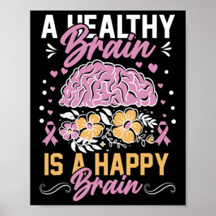 Poster Heimerheimer Brain Design Purple Heimerheim