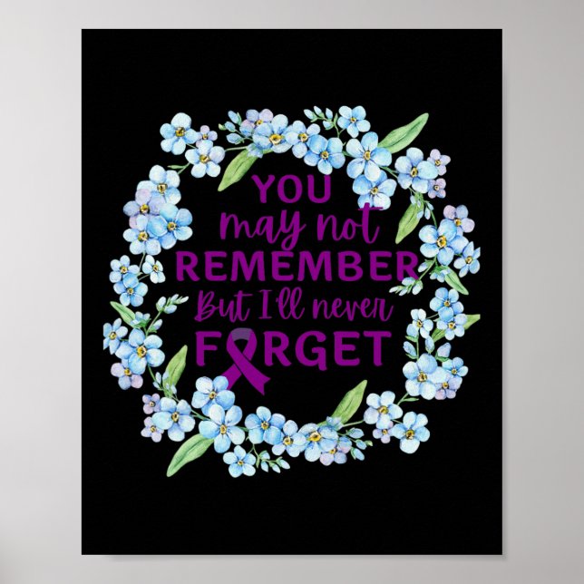 Poster Heimerheimer Esquece-me de Flower Wreath Heimerhei (Frente)