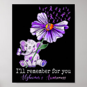 Poster Heimerheimer Sensibilizar Elefante Bonito Eu Vou L