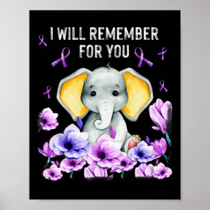 Poster Heimerheimer Sensibilizar Elefante Bonito Eu Vou L