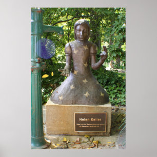 Poster Helen Keller Statue