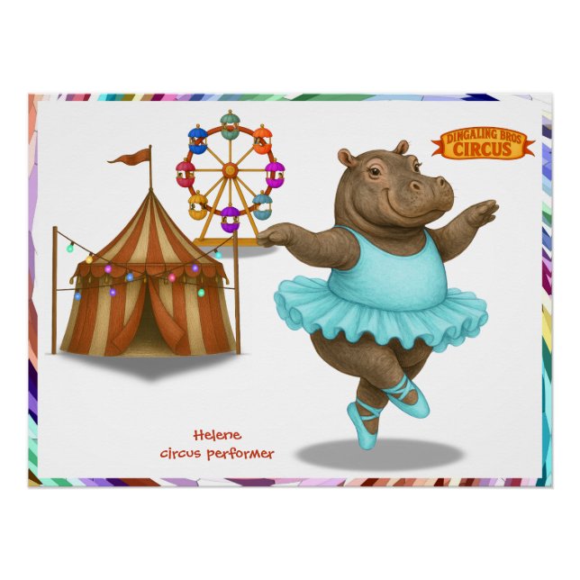 Pôster Helene circus performer (Frente)