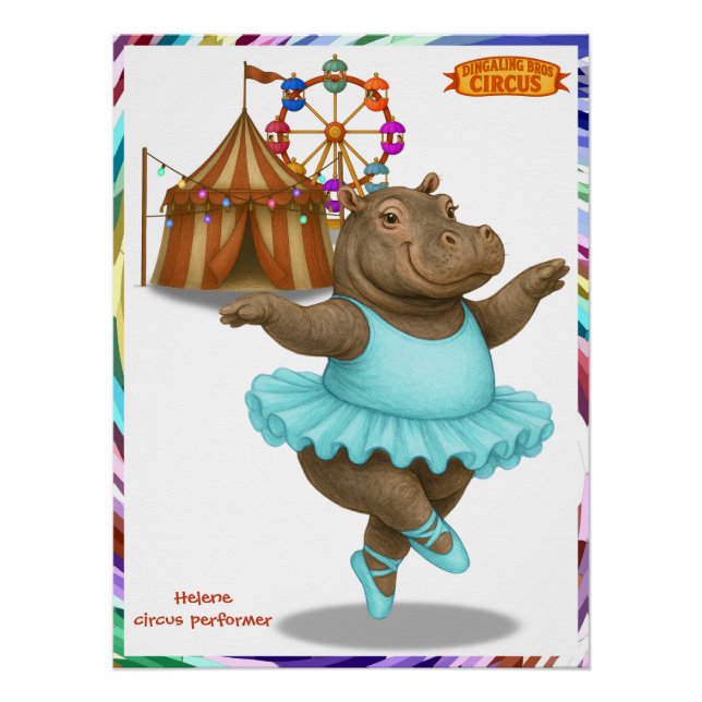 Pôster Helene circus performer (Frente)