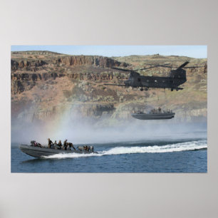 Poster Helicóptero Chinook MH-47G