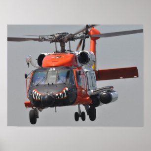 Poster Helicóptero da Guarda costeira HH-60 Jayhawk