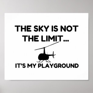 Poster Helicóptero SKY PLAYGROUND