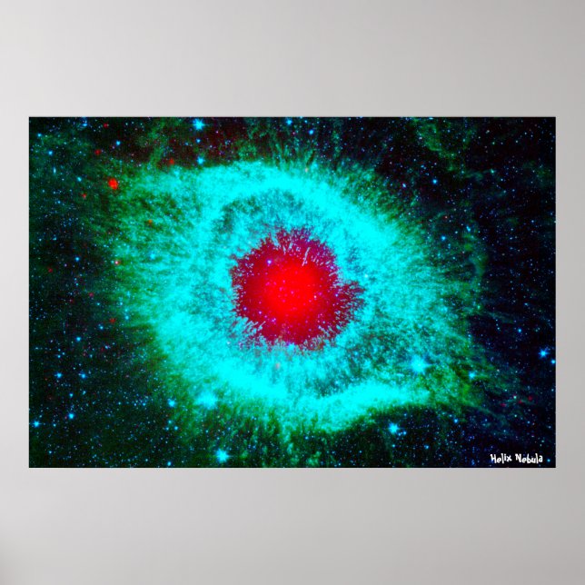 Poster Helix Nebula (Frente)
